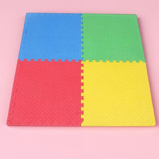 Ehomekart - EVA Kid's Interlocking Play Mat - 11 mm Thickness - Set of 8 Tiles - 62cm x 62cm Each Tile - 32 Square Feet Total Area(Multicolor)