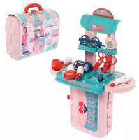 Little Fingers Kids 3-in-1 Beauty Set with Mirror, Hair Dryer, Nail Polish, Comb Hair, Rings