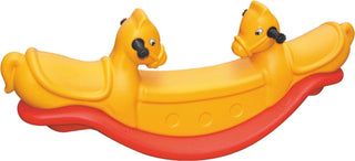 Little Fingers Rocker for Kids - Plastic See Saw Ride on Toy - for Indoors and Outdoors - for Boys and Girls Color May Vary (Crab See Saw)