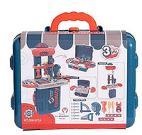 Little Fingers Kids 3-in-1 Beauty Set with Mirror, Hair Dryer, Nail Polish, Comb Hair, Rings