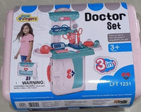 Little Fingers Kids 3-in-1 Beauty Set with Mirror, Hair Dryer, Nail Polish, Comb Hair, Rings