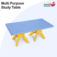 eHomeKart Rectangle Shape Kids Table - 48 inch Plastic Study Table for Home or Play Schools, Indoor and Outdoor