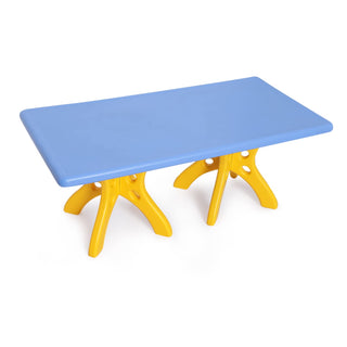 eHomeKart Rectangle Shape Kids Table - 48 inch Plastic Study Table for Home or Play Schools, Indoor and Outdoor