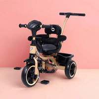 Fun Ride Kids Aster Tricycle with 360 Rotatable Seat, Parental Control Handle for 1.5 to 5 Years - Musical Trike for Kids with Safety Handle for Boys and Girls (Green)