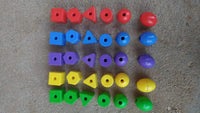 Little Fingers Multi-Shape Lacing Cards Set – Educational Threading Toy for Kids with Animals More (10-PCS)