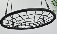 Little Fingers Playground Spider Rope Climbing Net Hammock Swing, 500kg Capacity, Red/Green/Black, PP/Metal/Steel Construction, Indoor/Outdoor,