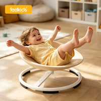 Little Fingers Hover Spin Seat for Kids & Adults | Indoor Spinning Balance Seat for Fun, Play & Movement | Sturdy Rocker Swivel Seat | Color may Vary