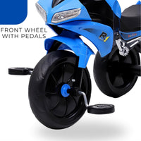eHomeKart FunRide R1 Kids Tricycle - Front Headlight and Musical - 2 Years to 5 Years - Trike for Indoor and Outdoor - Up to 30 Kgs - Made in India (Blue)
