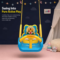 eHomeKart Swing for Kids - 3-in-1 Adjustable Baby Swing Toy for Indoor and Outdoor - for Boys and Girls of Age 6 Months+ (Pink)