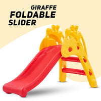 Baybee 3 in 1 Baby Slides for Kids | Outdoor Sliding with Basketball Set, Antislip Steps & Climbing | Perfect Baby Play Area Indoor Setup | Freestanding Slider for Kids 2 to 5 Years (Grand Slide)