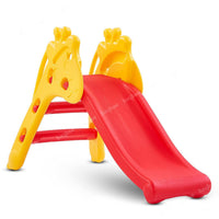 Baybee 3 in 1 Baby Slides for Kids | Outdoor Sliding with Basketball Set, Antislip Steps & Climbing | Perfect Baby Play Area Indoor Setup | Freestanding Slider for Kids 2 to 5 Years (Grand Slide)