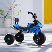 eHomeKart FunRide R1 Kids Tricycle - Front Headlight and Musical - 2 Years to 5 Years - Trike for Indoor and Outdoor - Up to 30 Kgs - Made in India (Blue)