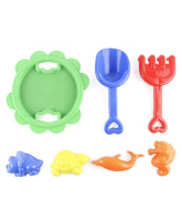 Little Fingers Beach Play Set for Kids/Sand Play Set with Bucket,Shovels & Molds/Beach Toys for Toddlers/Toddler Gardening playset/Beach Toys Gift Basket/Digging kit for Kids (Large),Multicolor