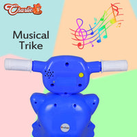 FunRide Tricycle for Kids with Music and Lights - Charlie Foldable Baby Tricycles - Trikes for Boys and Girls 18-36 Months - (Weight - Upto 18 Kg)