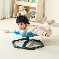 Little Fingers Hover Spin Seat for Kids & Adults | Indoor Spinning Balance Seat for Fun, Play & Movement | Sturdy Rocker Swivel Seat | Color may Vary