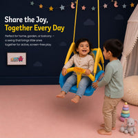 eHomeKart Swing for Kids - 3-in-1 Adjustable Baby Swing Toy for Indoor and Outdoor - for Boys and Girls of Age 6 Months+ (Pink)
