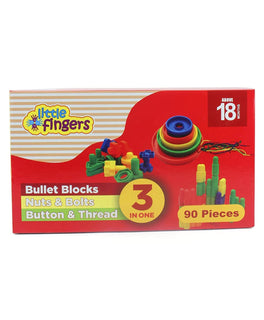 Little Fingers Bullet Blocks/Nuts & Bolts/Button & Thread Combo