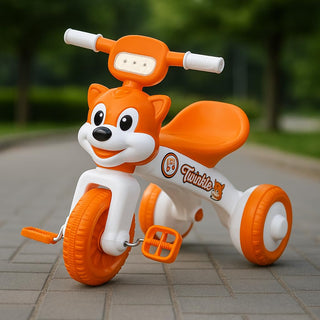FunRide Tricycle for Kids with Music and Lights - Charlie Foldable Baby Tricycles - Trikes for Boys and Girls 18-36 Months - (Weight - Upto 18 Kg)