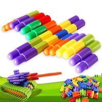 Little Fingers Multi-Shape Lacing Cards Set – Educational Threading Toy for Kids with Animals More (10-PCS)