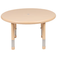 Little Fingers in Plastic Adjustable Round Activity Table