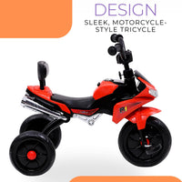 eHomeKart FunRide R1 Kids Tricycle - Front Headlight and Musical - 2 Years to 5 Years - Trike for Indoor and Outdoor - Up to 30 Kgs - Made in India (Blue)