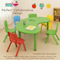 eHomeKart Fish Table - Perfect for Home and School - Front Round Table for Kids - (53 x 20 x 20 inches) - Colour May Vary, Plastic