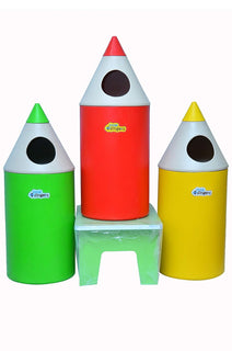 Little Fingers Dustbin for Kids – Colorful Waste Bin