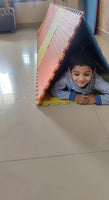 Intra Kids Baby Eva Foam Mats (Set of 4 Multi Color Mats) (24" x 24" x 12mm)