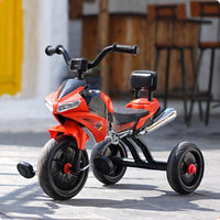 eHomeKart FunRide R1 Kids Tricycle - Front Headlight and Musical - 2 Years to 5 Years - Trike for Indoor and Outdoor - Up to 30 Kgs - Made in India (Blue)