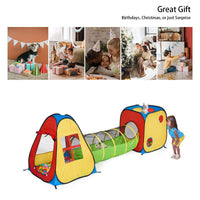 Cocomelon 3 in 1 Pop Up Play Tent Theme with Tunnel, Ball Pit for Kids, Boys, Girls, Babies and Toddlers, Indoor/Outdoor Playhouse, Multicolor