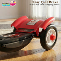 Fun Ride Kids Scooter - Rush Three Wheel Kick Scooters for Boys and Girls with Sipper, Bell, Adjustable Height and Rear Brake - 3 Wheels Skate for Age 3-10 Years (Black)