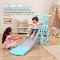 eHomeKart Garden Slide for Kids - Super Garden Slider with Extended Buffer Zone - for Boys and Girls - Perfect for Home/Indoor or Outdoor - 140 X 62 X 85 cm (Super Slider)