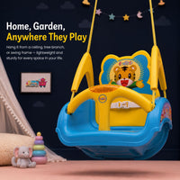 eHomeKart Swing for Kids - 3-in-1 Adjustable Baby Swing Toy for Indoor and Outdoor - for Boys and Girls of Age 6 Months+ (Pink)