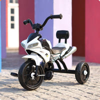 eHomeKart FunRide R1 Kids Tricycle - Front Headlight and Musical - 2 Years to 5 Years - Trike for Indoor and Outdoor - Up to 30 Kgs - Made in India (Blue)