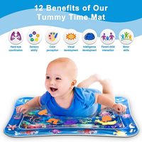 Ehomekart - EVA Kid's Interlocking Play Mat - 11 mm Thickness - Set of 8 Tiles - 62cm x 62cm Each Tile - 32 Square Feet Total Area(Multicolor)