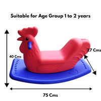 Little Fingers Ride on Toys for Kids (Colors May Vary) (Hen Rocker)