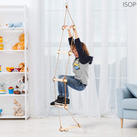 Little Fingers Climbing Rope Ladder for Kids, Climbing Ladder Hanging Rope Ladder for Indoor Play Set