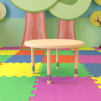 Little Fingers in Plastic Adjustable Round Activity Table