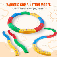Little Fingers Soft Sensory Balance Beam Ring – Stepping Stones for Kids, Indoor Physical Activity & Coordination Development