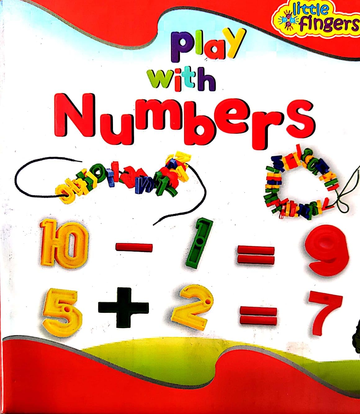 Number Threading Kids Little Fingers Play with Numbers Puzzle for Kids, Colorful Number Bloc ...