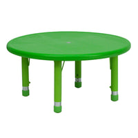 Little Fingers in Plastic Adjustable Round Activity Table