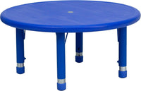 Little Fingers in Plastic Adjustable Round Activity Table