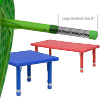 Little Fingers in Plastic Adjustable Round Activity Table