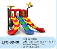 Outdoor  adventure  Triple Slide – LFO-SD-08