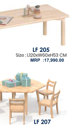 LF 205 LF 205 – Premium Wooden Rectangle Table — catalogue image