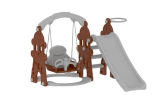 Little Fingers LF 922 Castle Slide with Swing