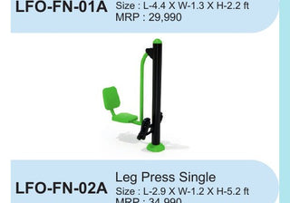 Leg Press Single – LFO-FN-02A outdoor fitness equipment