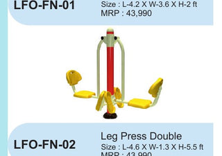 Leg Press Double – LFO-FN-02 outdoor fitness equipment