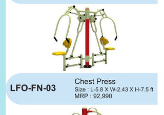 Chest Press – LFO-FN-03 outdoor fitness equipment