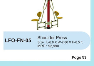 Shoulder Press – LFO-FN-05 outdoor fitness equipment